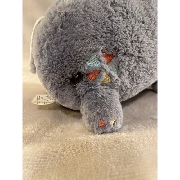 Baby Dumpling Wind-up Whale & Elephant Plush Musical Lovey Toys Stuffed Animal - Picture 6 of 12